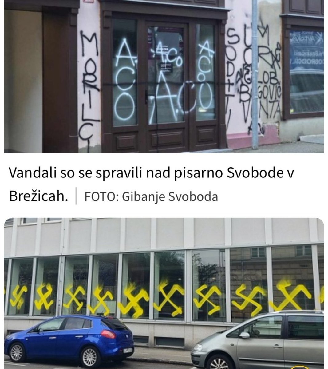 Vandali??? To je vendar inštalacija!!! To so dosežki slovenskih umetnikov!!!
#IstiVatli