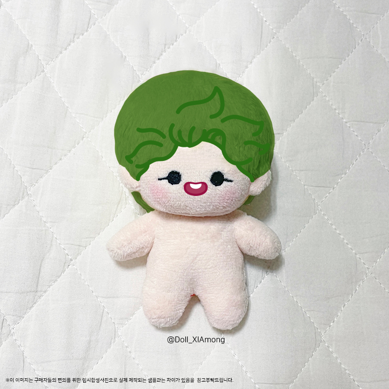 👻비틀꼬몽이 원단 수급 문제로 장모가 아닌 단모로 변경되어 디자인이 수정됩니다😢단모는 스타일링을 할 수 없기때문에 자수 디테일이 추가됩니다.
대략적인 느낌을 알 수 있도록 레몬샤몽이 샘플과 합성한 사진을 함께 첨부합니다. 참고용으로 실제와는 차이가 있습니다.