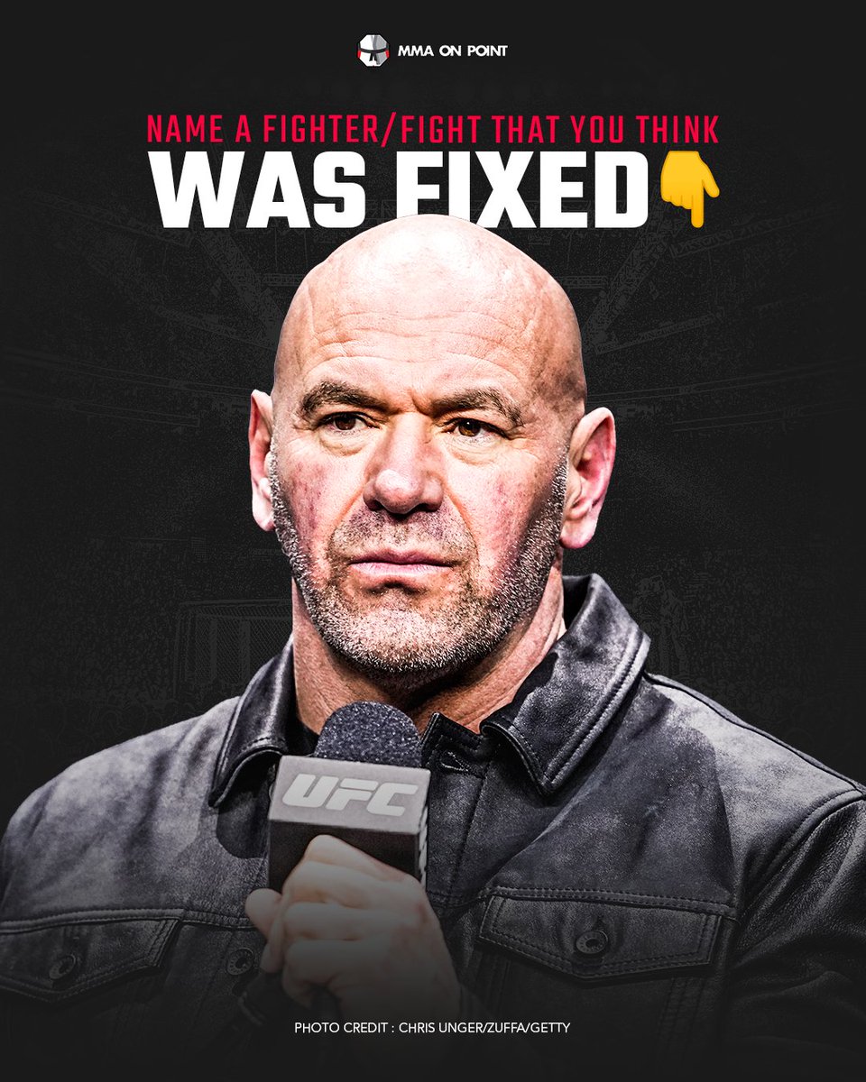 mmaonpoint's tweet image. Name &apos;em 👇