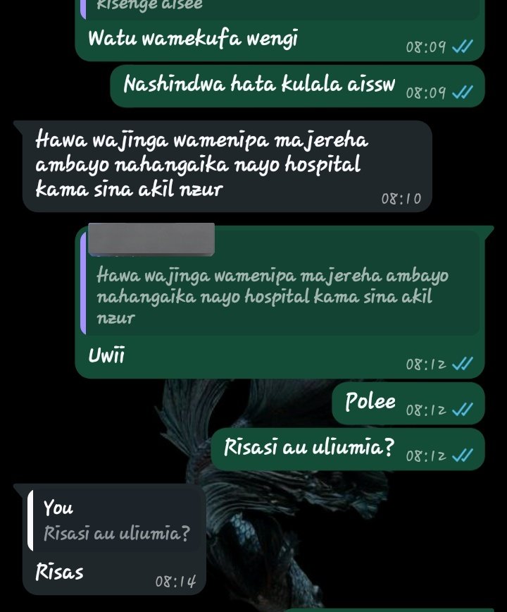 Rafiki yangu huyu na dada yake wamepigwa risasi 
Nina wanangu kibao huko cargo watu wamekufa 
Halafu kumanina mmoja anasema tunatafuta likes
Kuna wanaume wakiliwa wanakuwa wasenge 🚮