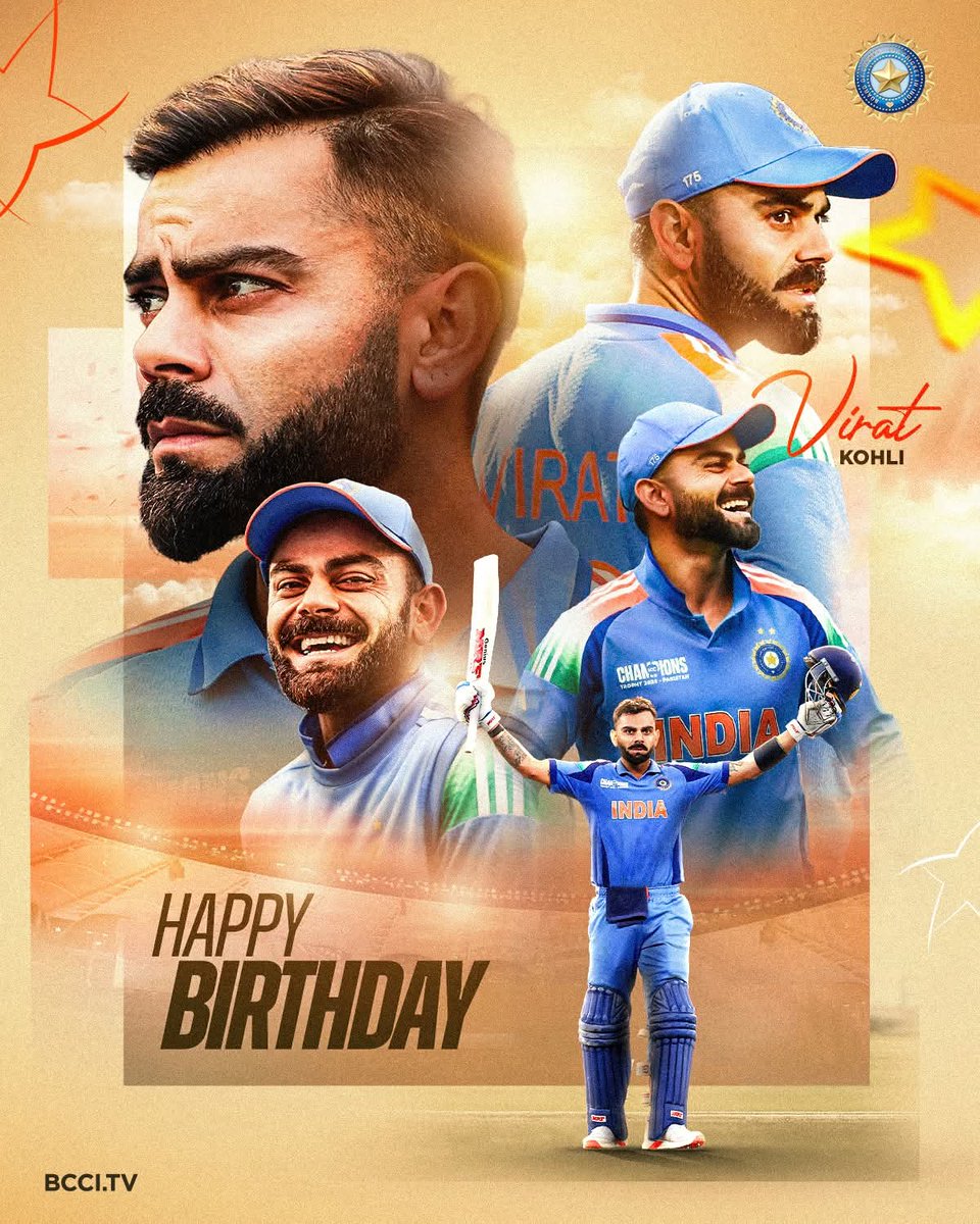 देश और दुनिया में भारत का परचम लहराने वाले विराट कोहली जी को जन्मदिन की बधाई शुभकामनाएं 
<a href="/imVkohli/">Virat Kohli</a>
