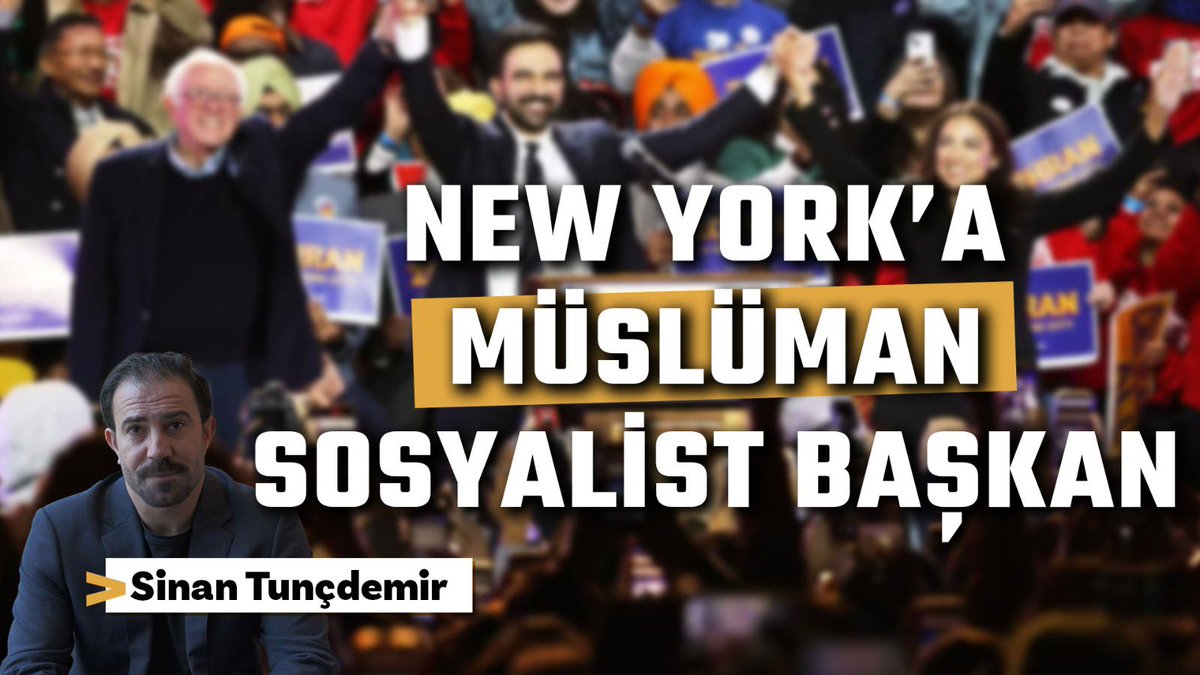 #CANLI | Sinan Tunçdemir ile #AmerikaAmerika başladı

▪️ Trump’ın Kabusu Gerçek Oldu: New York’a Müslüman, Sosyalist Başkan

<a href="/TuncdemirSinan/">Sinan Tuncdemir</a> seçim atmosferini New York’tan bildiriyor.

#AmerikaAmerika👇
youtube.com/live/VUAJbIGiK…