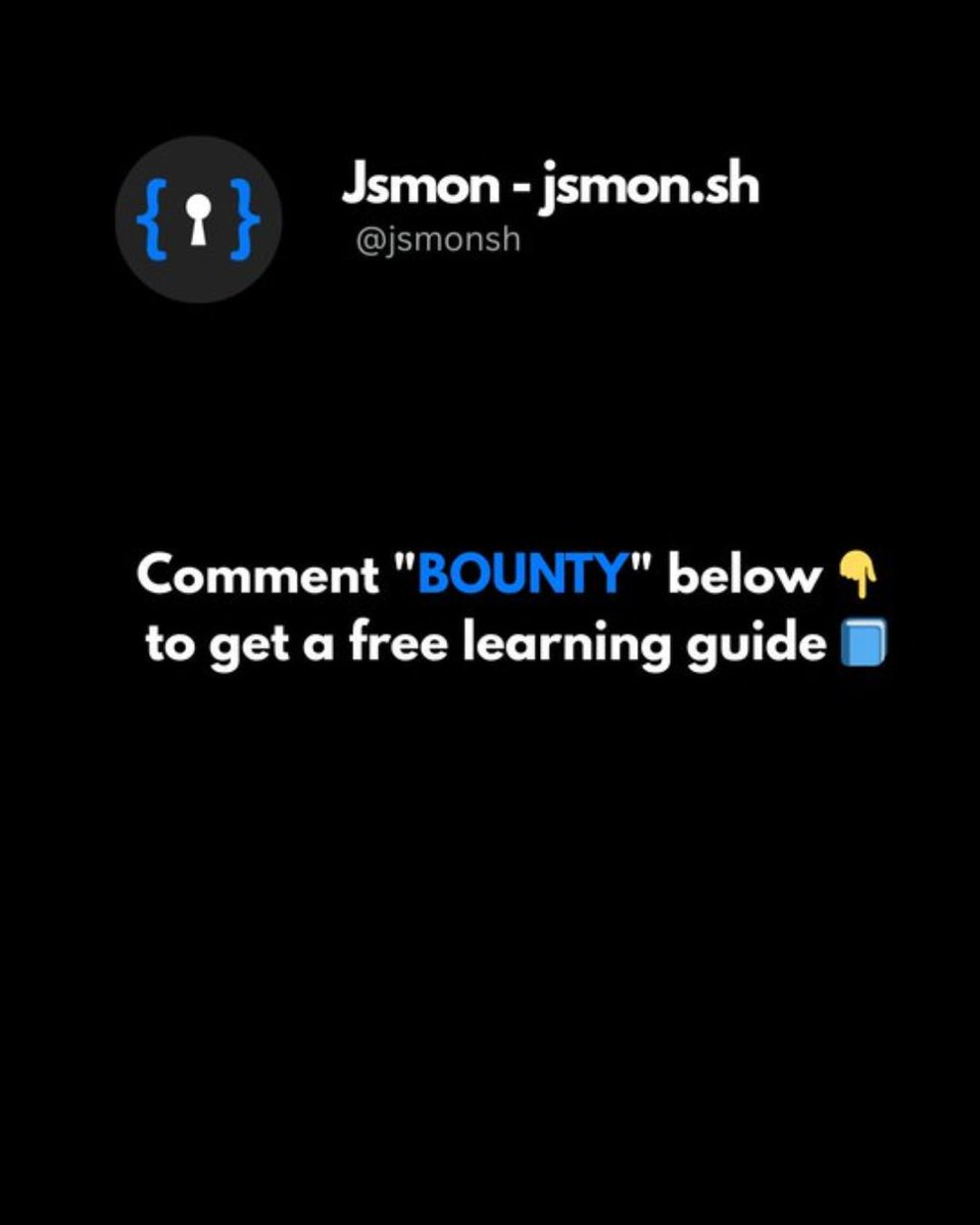 jsmonsh's tweet image. #jsmon #bugbounty #cybersecurity