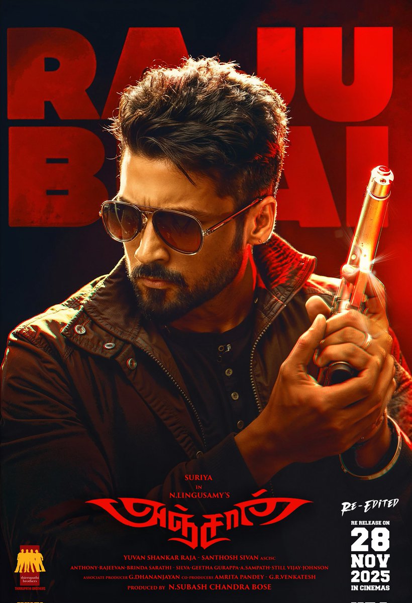 ThirrupathiBros's tweet image. #Anjaan Re-Edited version releases on Nov 28 #AnjaanReRelease

@Suriya_offl @dirlingusamy @Samanthaprabhu2 @thisisysr #santhoshsivan @VidyutJammwal 
@itisbose @masterpieceoffl @johnsoncinepro