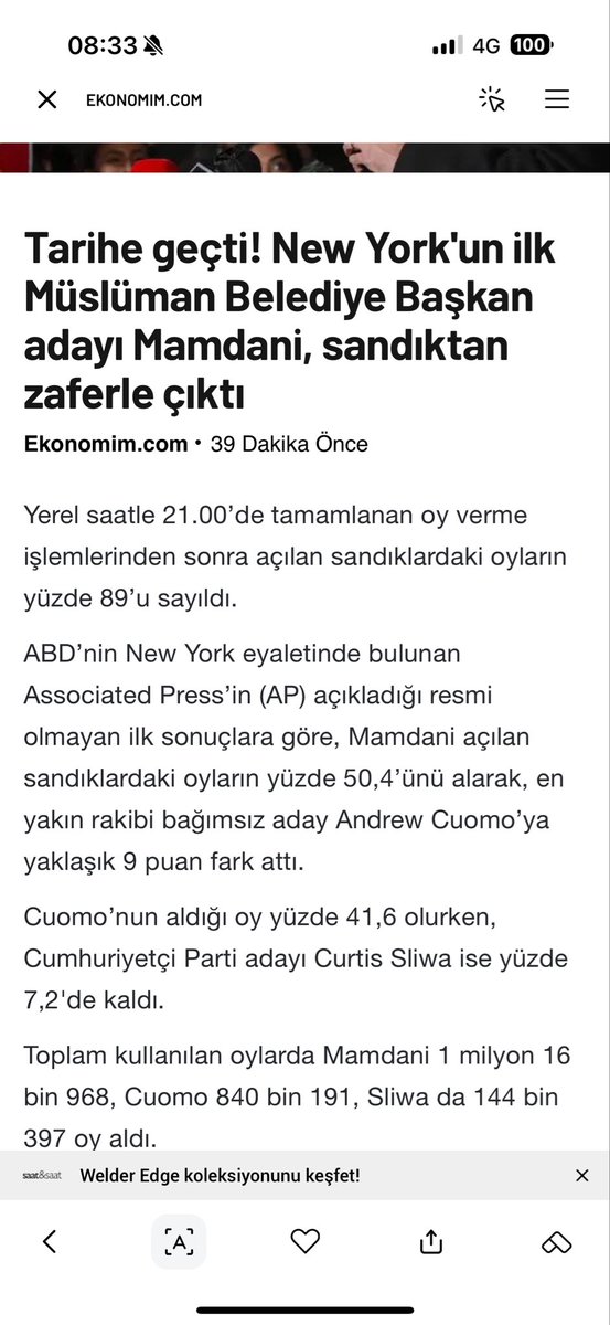 Şimdi New York düşünsün…