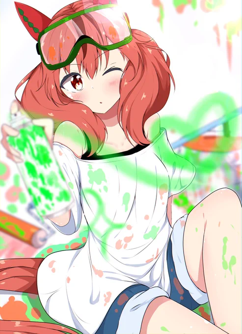 最近描けてませんが実はネイチャ推しです #いい推しの日