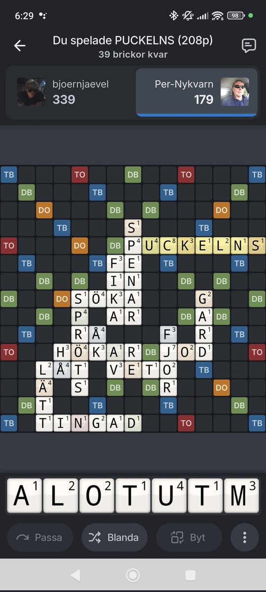 Nytt pb på normalt bräde