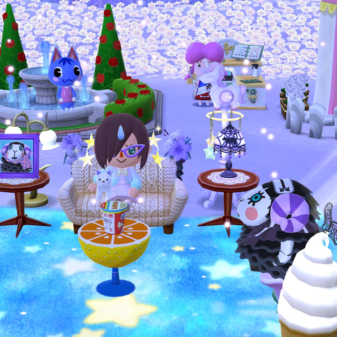 cloudnapping's tweet image. At least I have animal crossing pocket camp