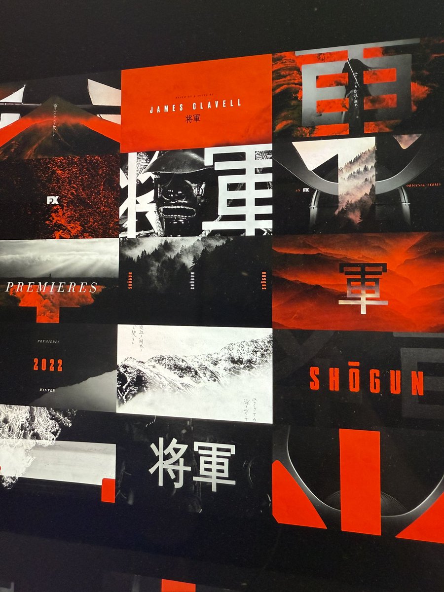 QUILT O’ SHOGUN. This show’s marketing continues to win awards and I’d like to think we really laid the foundation even tho they didn’t go with any of it. #motiondesign #styleframes