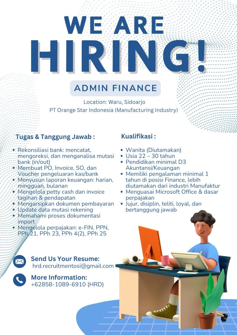 jing_haoo's tweet image. #LokerSidoarjo #LokerAdmin #LokerFinance