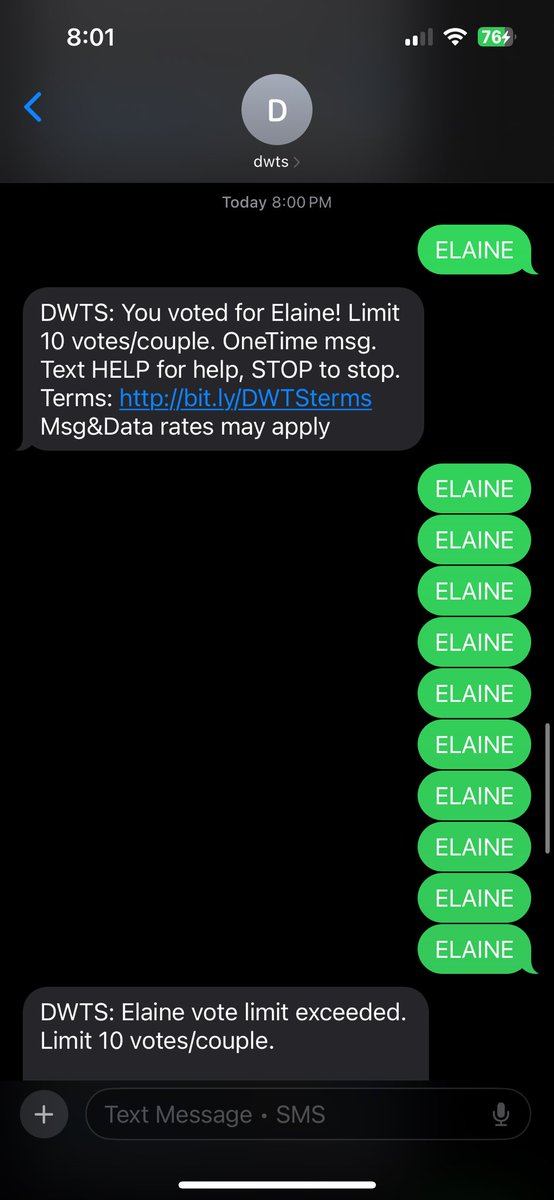 livbrinamq's tweet image. TEXT ELAINE TO 21523