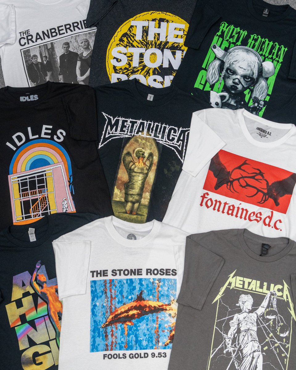 It's time to rock your wardrobe. Our November merch drop has landed. As always, 100% official! gig-merch.com