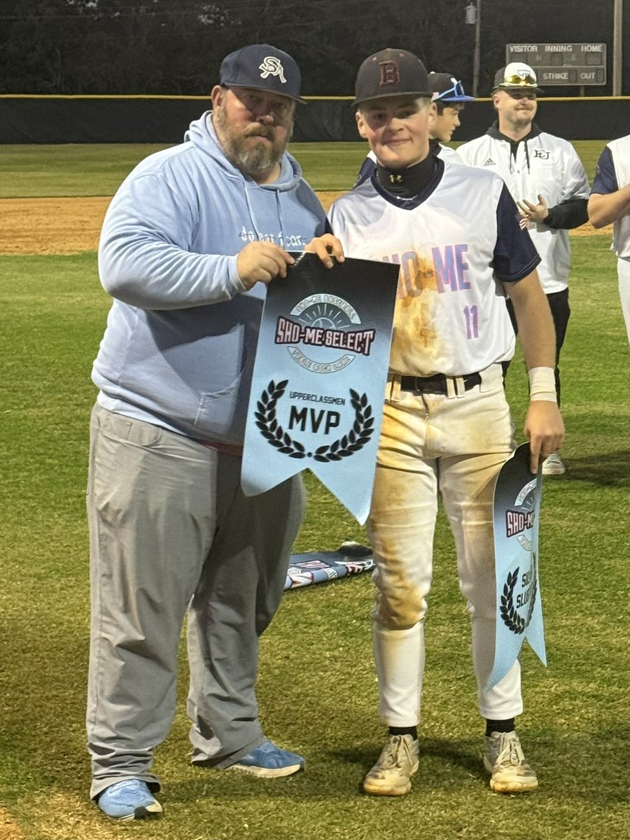 And last, but not least, the Upperclass MVP of the Sho-Me Select was Brooks <a href="/Bschafer_21/">Brooklyn Schafer</a>  Schafer!  Representing <a href="/bransonbaseball/">Branson Pirate Baseball</a> well, he had big hits in big spots in both games and, when The Sunfish took a 10-8 lead, he shut the door by pitching two scoreless to close it  out!