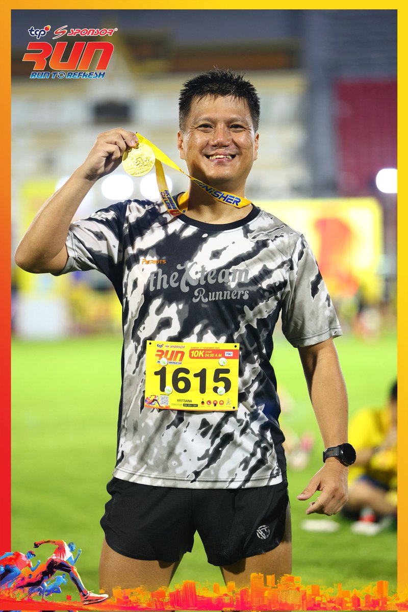 NinjaTooK's tweet photo. 🏅 TCP-SPONSOR RUN: RUN TO REFRESH
🏟 The National Stadium of Thailand
🗓 2 November 2025
#TCPSPONSORRUN #RuntoRefresh
#TCPGroup #Sponsorthailand
#theXteam #theXteamRunners
#theXteamAndFriends #tookkyrun https://t.co/zFvGidv0EY
