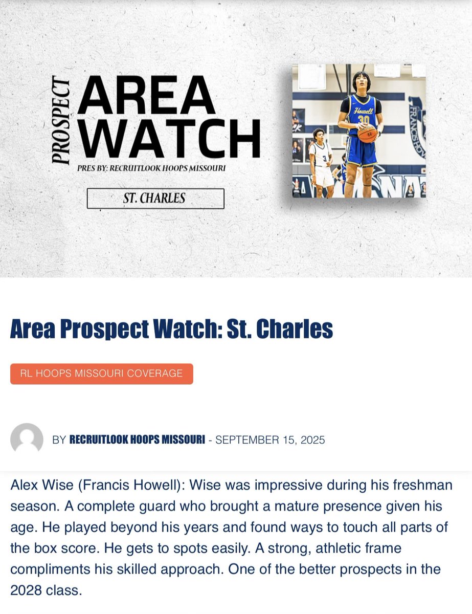 Thank you to <a href="/RL_HoopsMO/">RecruitLook Hoops Missouri</a> for the write up and the kinds words. Looking to have a great sophomore season!