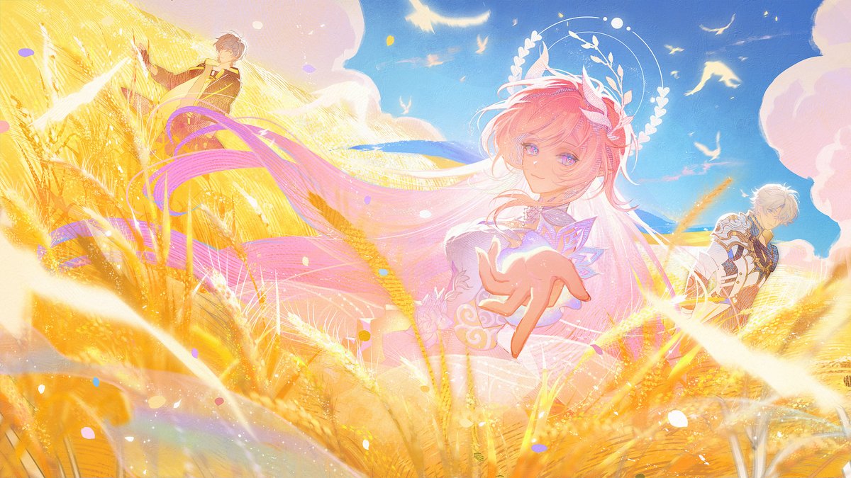 🩷💫 To the journey ahead
#Cyrene #Phainon #Caelus 
#HSR #HonkaiStarRail