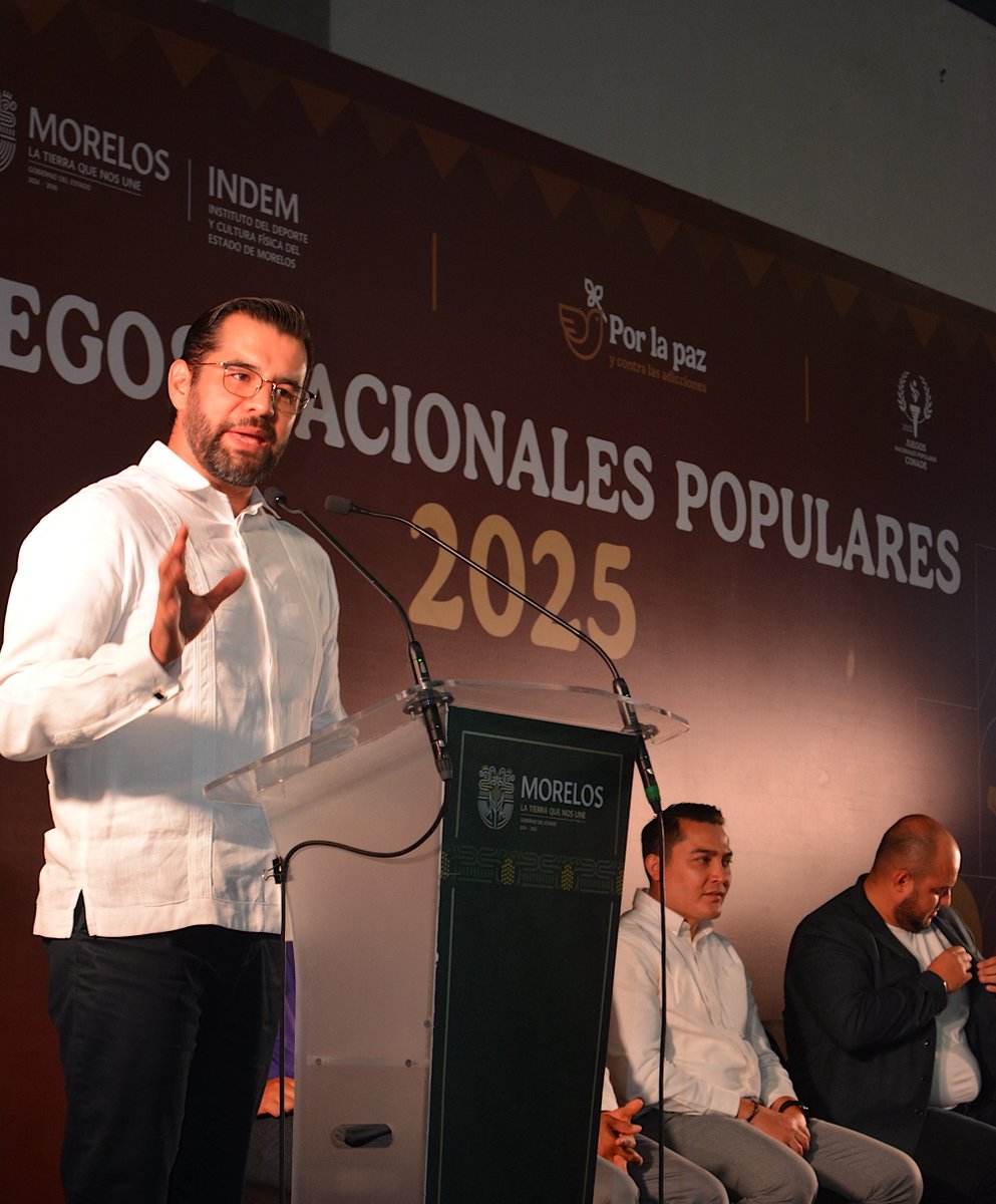 drdumm's tweet image. 🏅 Arrancan los #JuegosNacionalesPopulares 2025 en Oaxtepec, #Morelos 🇲🇽
Del 3 al 10 de noviembre se viven competencias de 🥋 artes marciales, 🥊 boxeo, ⚽ futbol 6x6 y 🏳️ bandera blanca.
El deporte como camino de vida y esfuerzo. 💪
#CONADE #DeporteEsVida #OrgulloMexicano