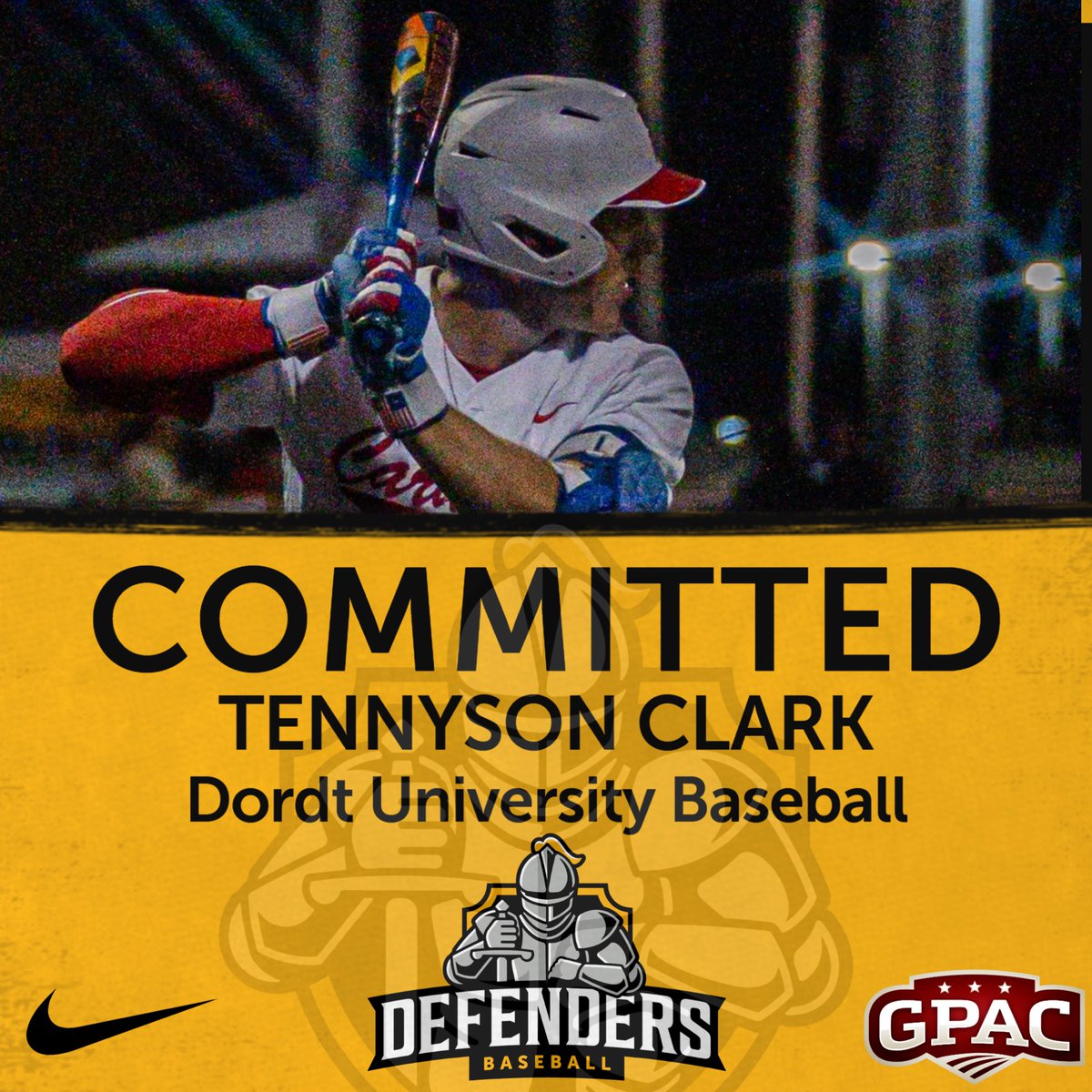 Glad to announce my commitment to play <a href="/DordtBaseball/">Dordt Baseball</a>. Thank you to coach <a href="/cheddy_3330/">Coach Chase Edwards</a> <a href="/CoachEshelman/">Ian Eshelman</a> <a href="/CoachJamesMCA/">Brady James</a>