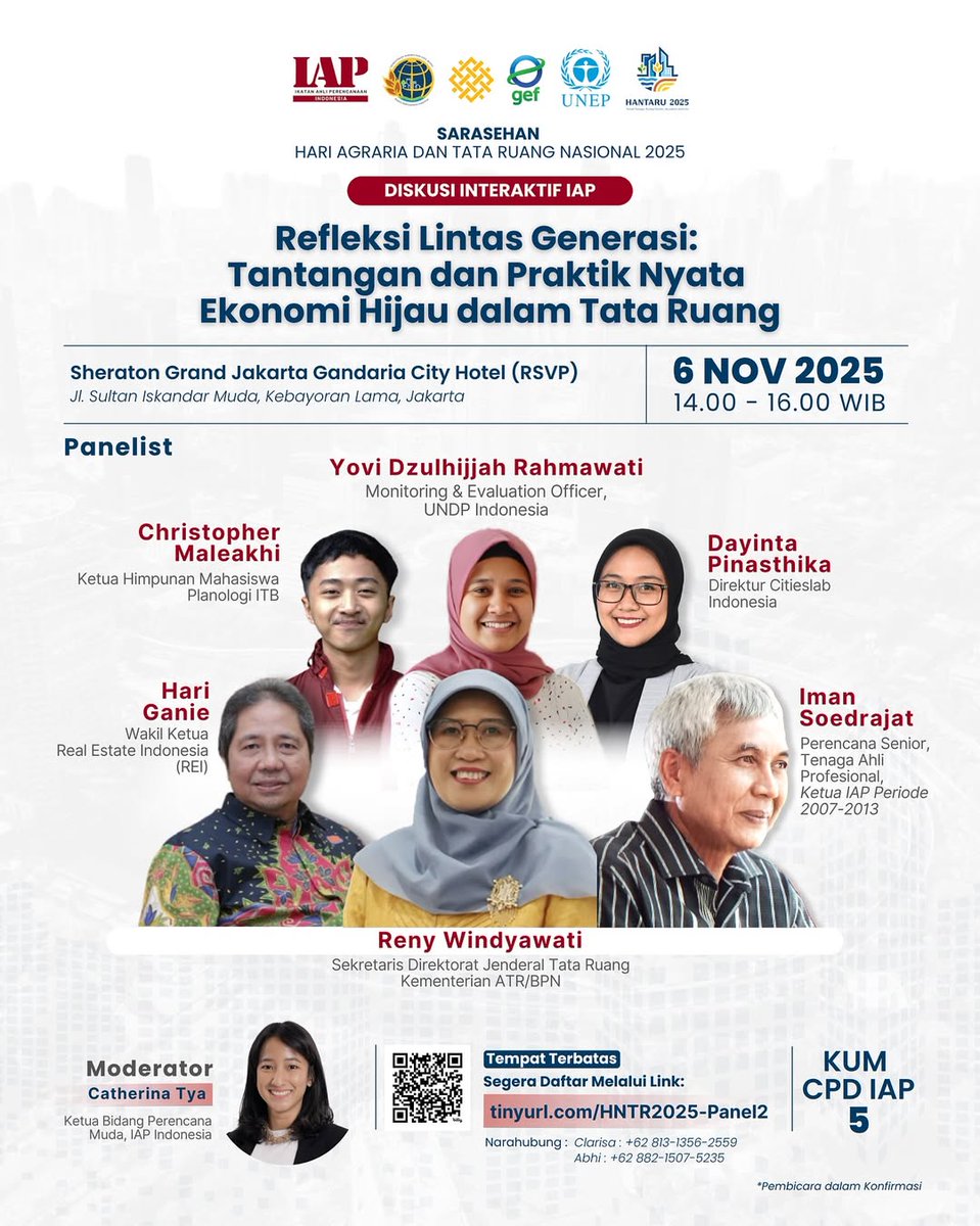 KANTAHKABKUDUS's tweet photo. IAP Indonesia dan Direktorat Jenderal Tata Ruang Kementerian ATR/BPN
proudly present:

SARASEHAN HARI AGRARIA DAN TATA RUANG NASIONAL 2025
(Hybrid: Luring dan Daring)

#HANTARU2025 #IAPIndonesia #KementerianATRBPN #RDTR #TataRuang #EkonomiHijau #InvestasiBerkelanjutan #IAPTalks https://t.co/VXbPOcOyfv