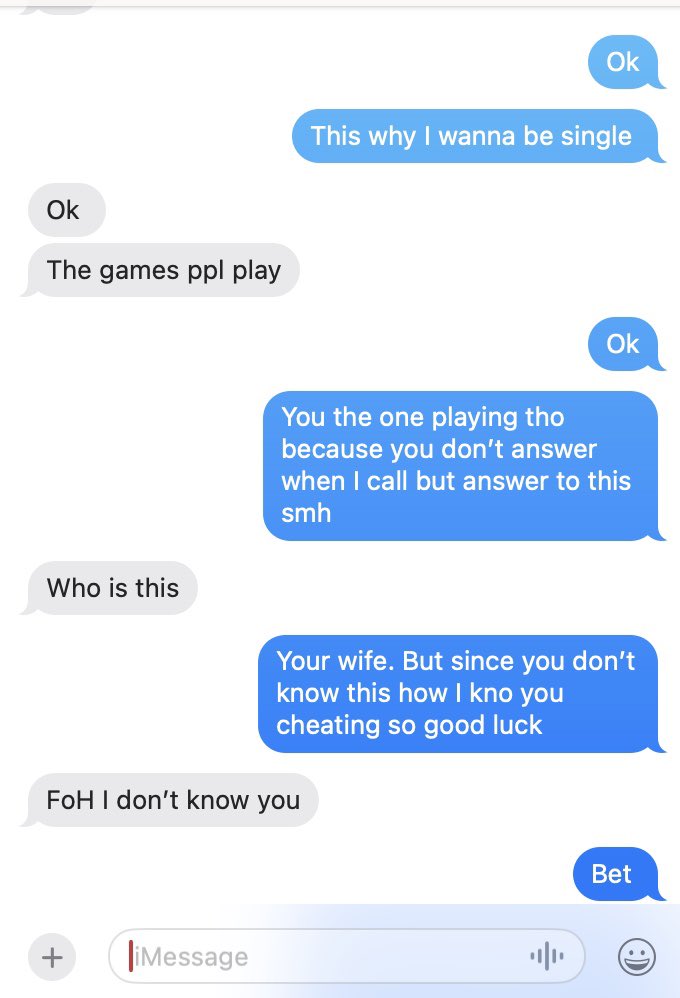 dahunnitoya's tweet image. So this wife texted her husband from another number because he stopped answering her calls 😭

He replied like he ain’t even know her… now she’s convinced he’s cheating 👀

Be honest is she doing too much or is this exactly how you catch a liar? 🤔