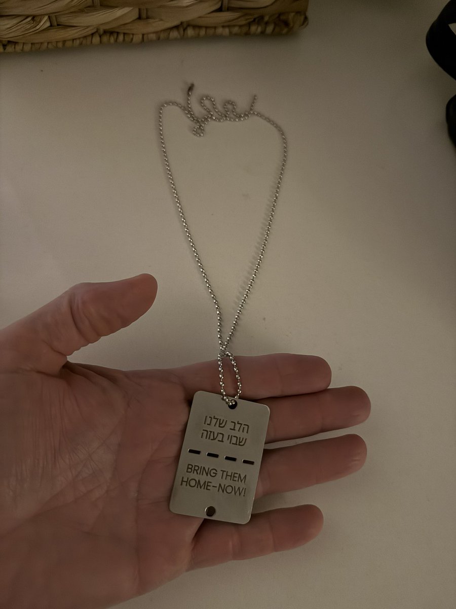 RepMarkWalker's tweet image. Ruby, I’ve held onto this dog tag since you handed it to me in Israel last month. I am elated that Itay’s body has finally been returned. Your determination and your love for Itay moved all of us. Thank you @POTUS and @SecRubio @MikeNeedham for your work to make this happen.