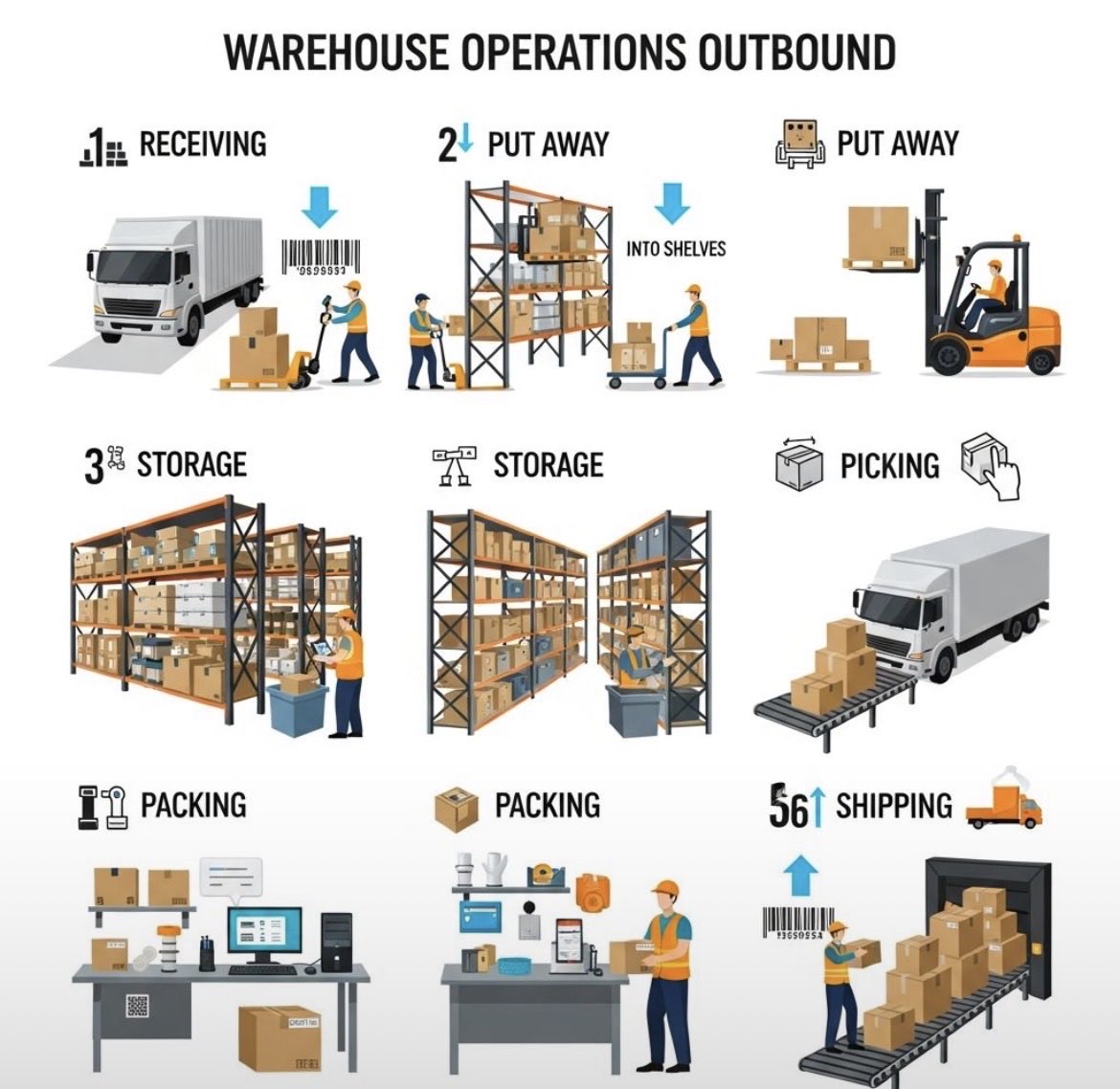 GANIIRU's tweet image. Logistics and supply chain management hacks #warehouseworkflow #logistics #supplychainsecurity @noon @AmazonAE