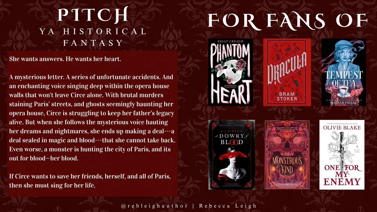 Rebecca Leigh is querying AD INFERNUM tweet media