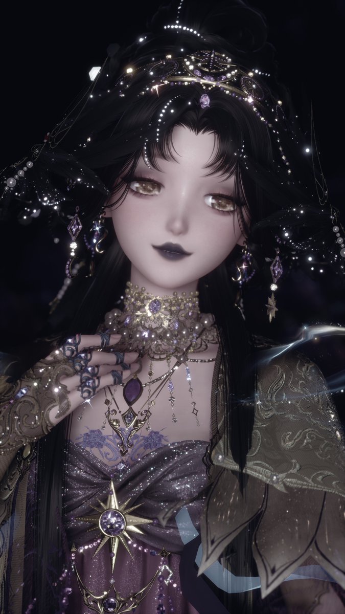 flutterstorms's tweet image. tried my best at recreating nyx from hades with the items i have ㅠㅠ