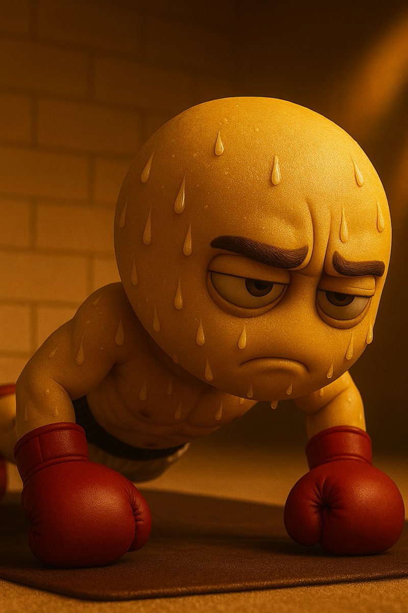 Tonny_io's tweet image. He’s not tired.
He’s just negotiating with gravity. 🥊😤
Discipline looks boring—until it wins.

#TONNY #vibes #memecoin