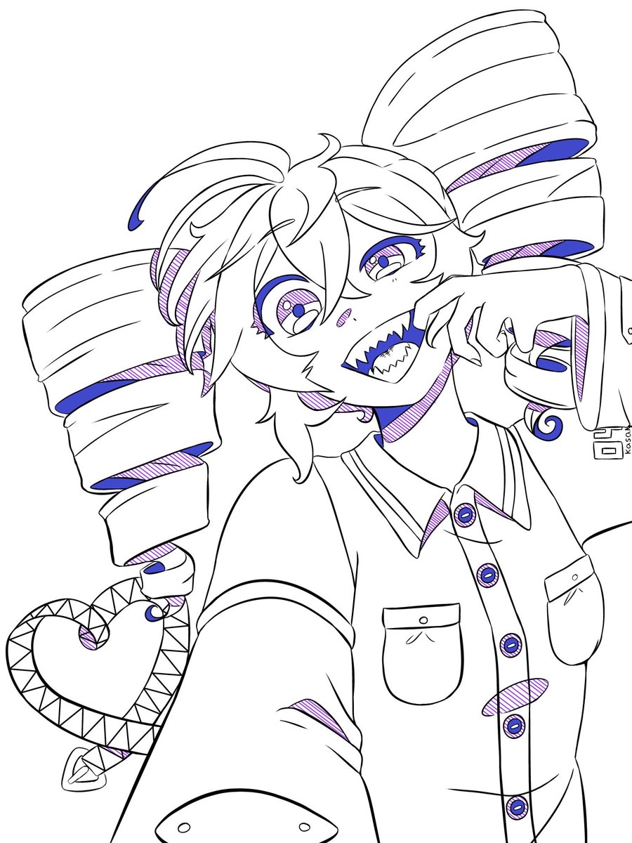 HasuneDoodlebug's tweet image. Teto commission for tattoo art hehe ❤️