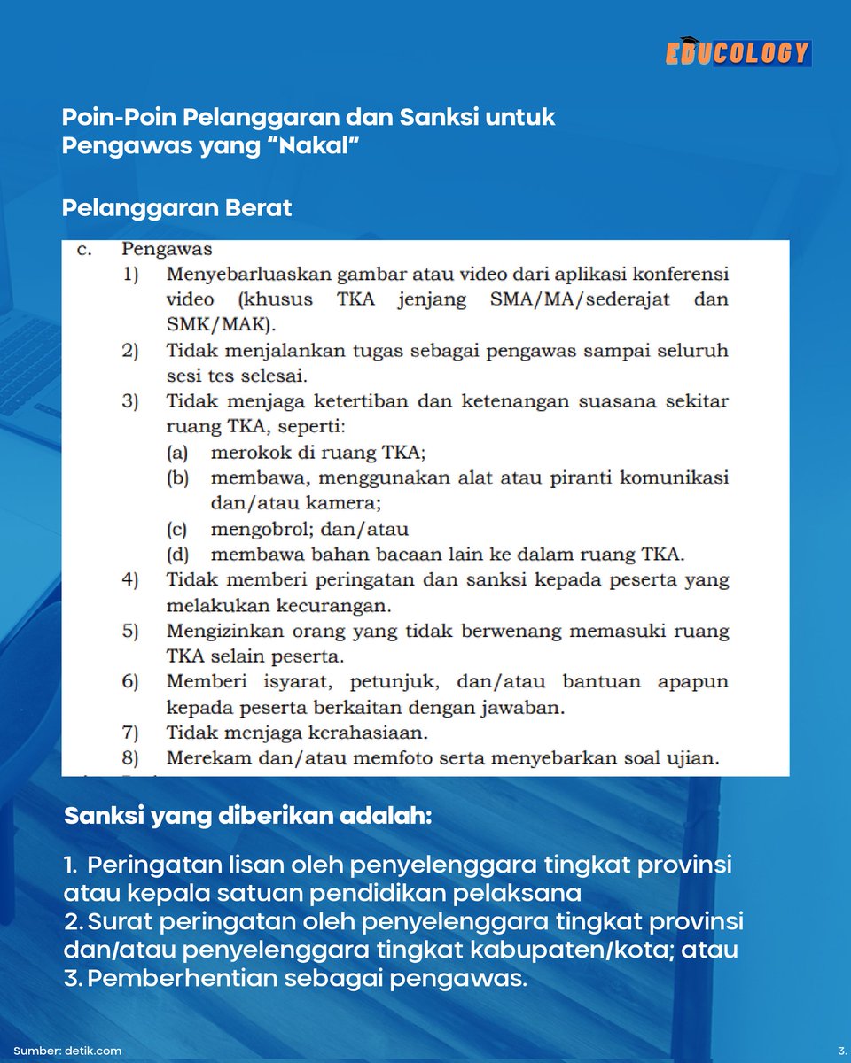 educology_id's tweet photo. Tidak untuk dicontoh dan ditiru membawa HP saat ujian ‼️

Ujian bukan tempat untuk curang! Teruntuk peserta dan pengawas TKA 2025, mari kita junjung tinggi integritas dan kejujuran ✊🏻

#TKA #TKAJujurGembira #TesKemampuanAkademik https://t.co/J0x3mszgdv