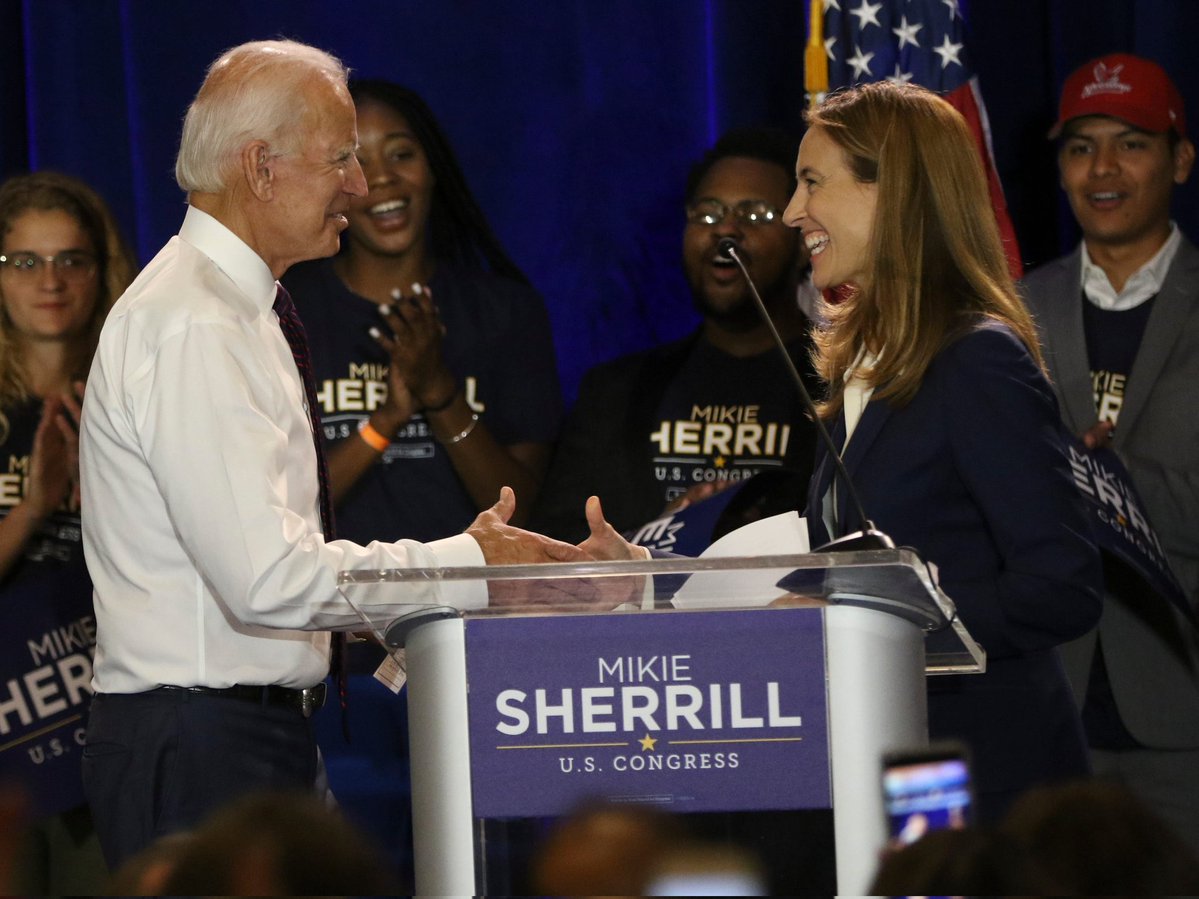 Another fun fact: <a href="/JoeBiden/">Joe Biden</a> also endorsed and helped elect Mikie Sherrill to Congress in 2018.

To be precise, every person he endorsed that year won and they are winning tonight. The guy knows how to pick WINNERS.