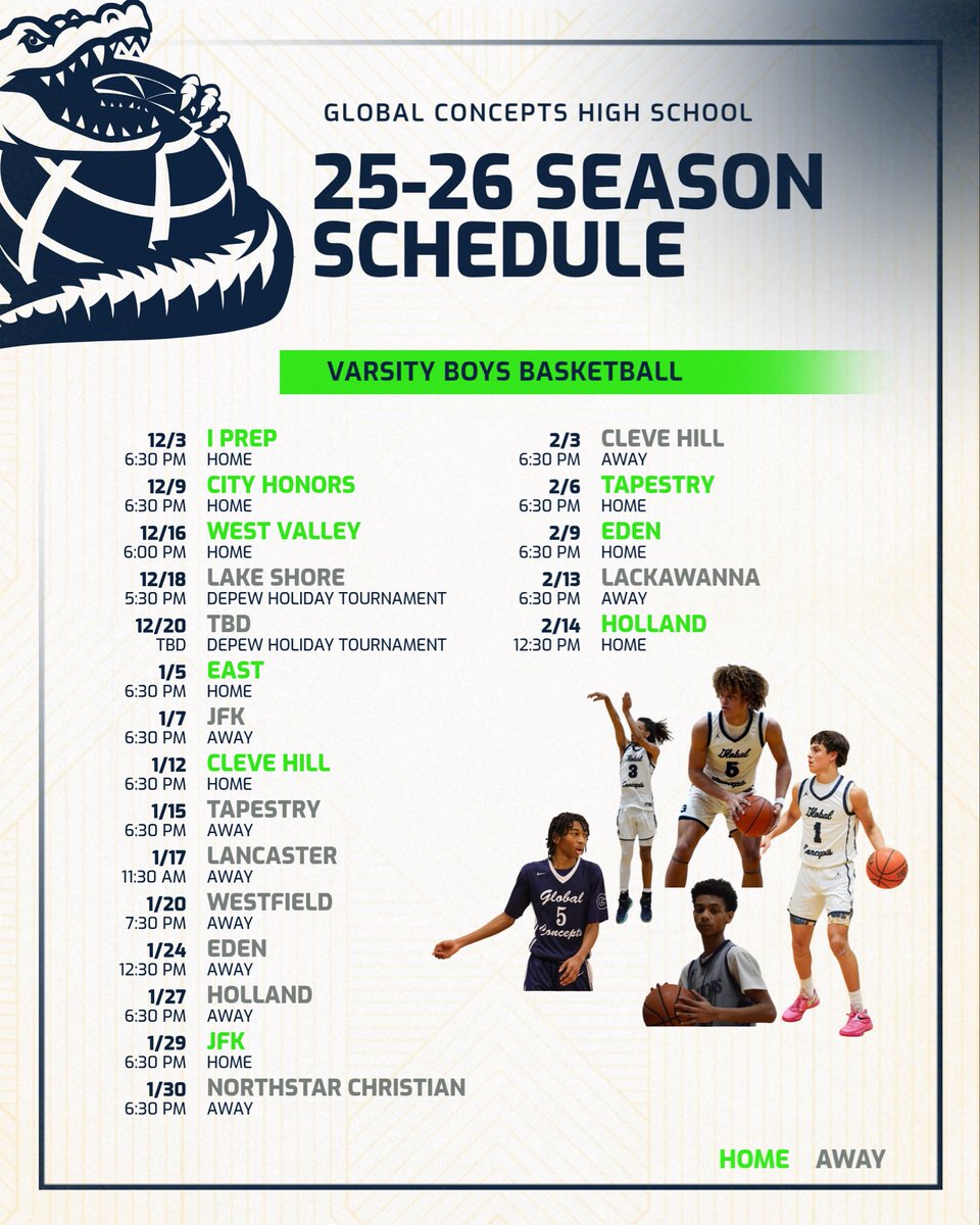 GlobalBoysBball's tweet image. SCHEDULE DROP 📅 
The Gators are ready to bring the energy and make some noise 🐊