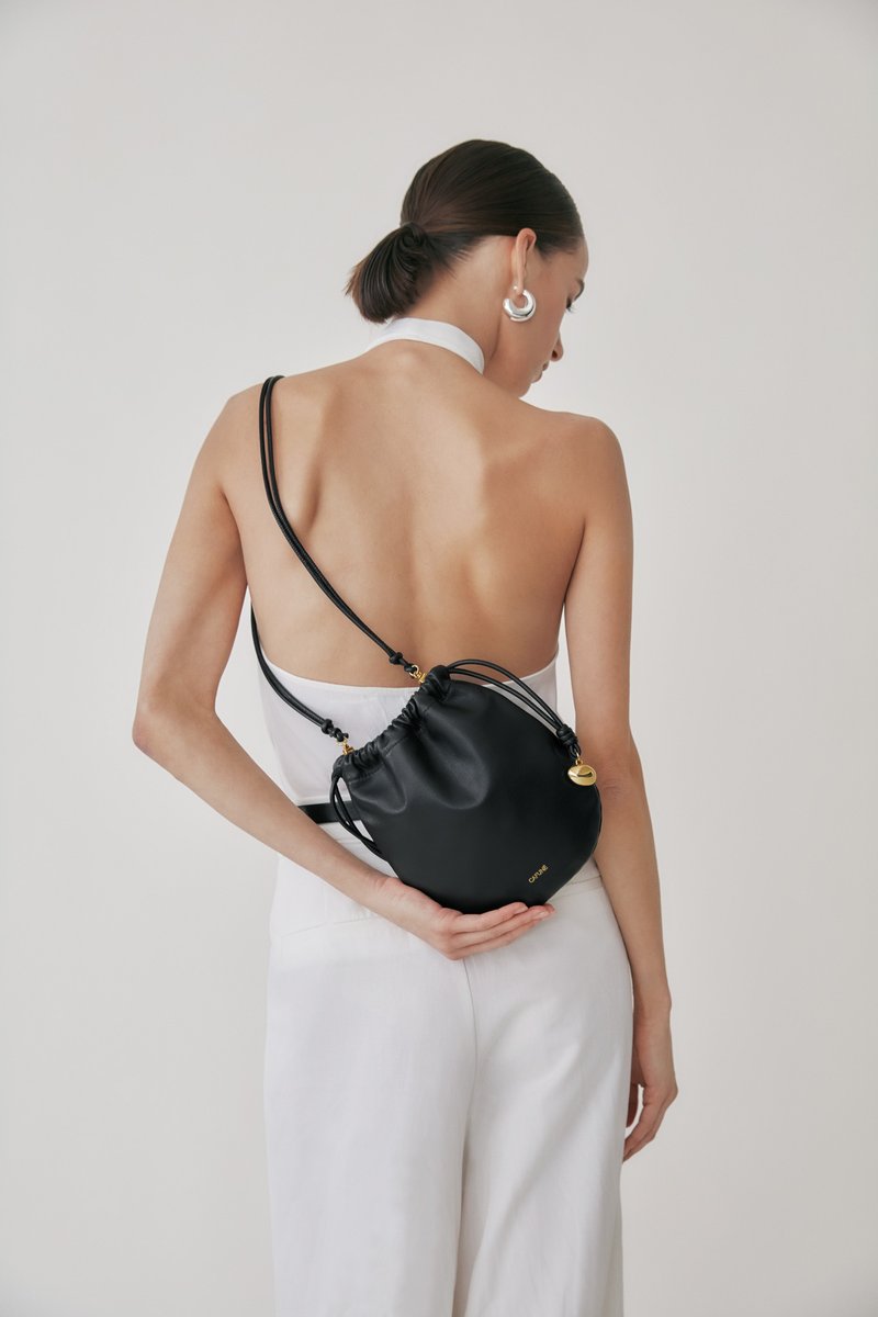 Cafuné カフネ - Soft Fold Bag - Black cafune SOFT FOLD BAG - BLACK