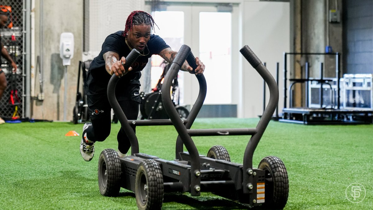 SFGProspects's tweet photo. Day three of Oracle Camp 2025:

Weight room ➡️ batting cage ➡️ tee box https://t.co/Yv3sXt8Zhi