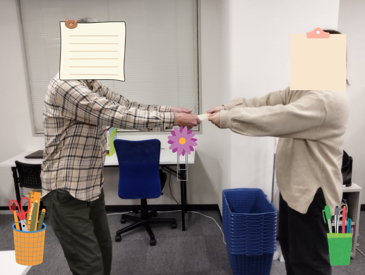 TeaWork_sendai's tweet image. こんにちは☺️
TeaWork仙台2号です😆

本日も10月度皆勤賞の表彰式を行いました。😊😌
本日は3名、毎日通う事が積もった成果となりました。🍔
また今月も努力を積み上げていきましょう。❤️🧡
＃就労移行支援
＃WordExcel
＃MOS
#ゲーム開発 
＃ウェブ開発