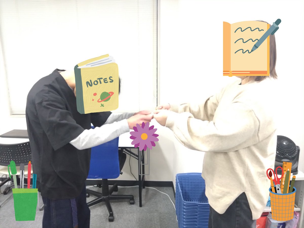 TeaWork_sendai's tweet image. こんにちは☺️
TeaWork仙台2号です😆

本日も10月度皆勤賞の表彰式を行いました。😊😌
本日は3名、毎日通う事が積もった成果となりました。🍔
また今月も努力を積み上げていきましょう。❤️🧡
＃就労移行支援
＃WordExcel
＃MOS
#ゲーム開発 
＃ウェブ開発