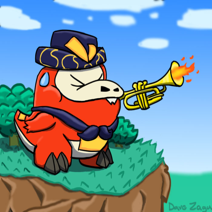 Dave_zaga's tweet image. De uno de mis viejos dibujos quise hacer un re diseño, El Juanfer el fuecoco

#fuecoco #pokemonfanart #Pokemon #digitalart #originalcharacterart