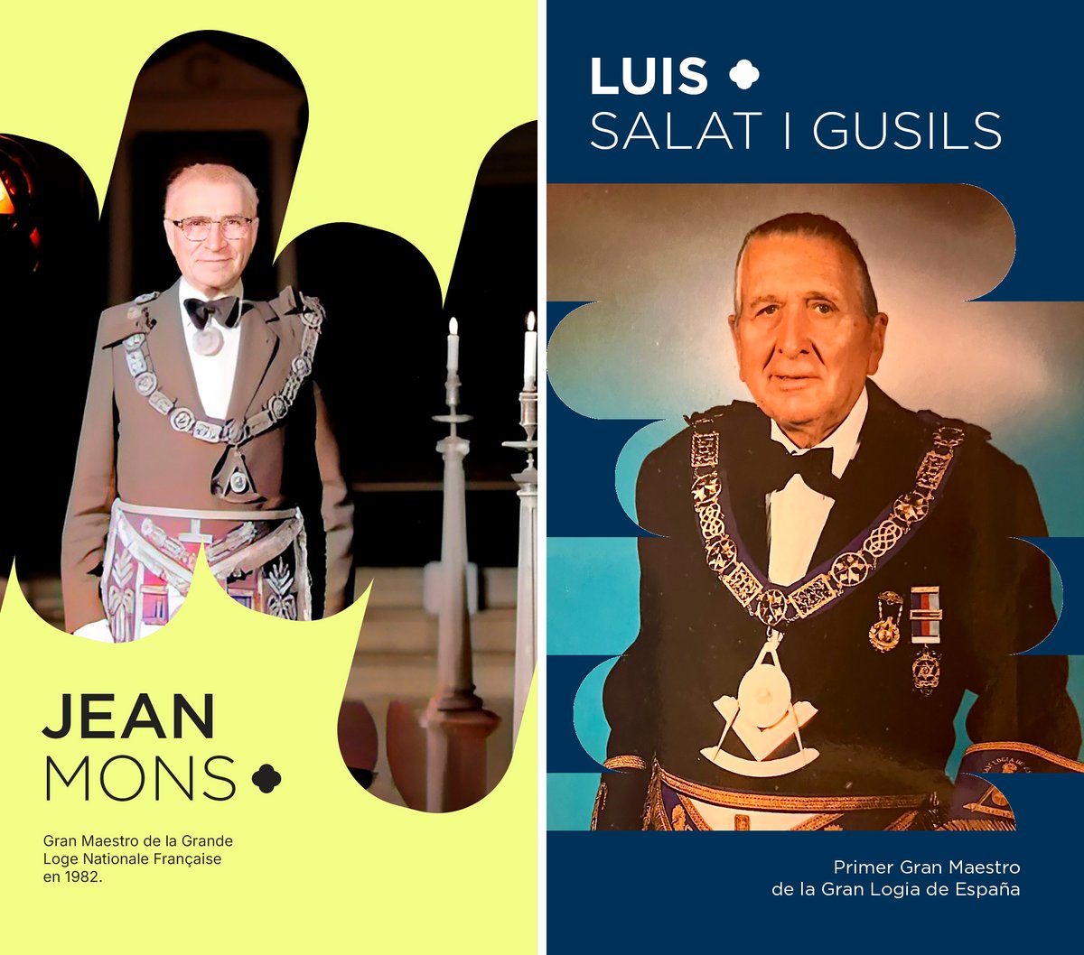 📆 Un día como hoy, 6 de noviembre, pero de 1982, fue consagrada en Madrid,  la Gran Logia de España por Jean Mons, entonces Gran Maestro de la Grande Loge Nationale Française. El primer Gran Maestro de la #GLE fue Luis Salat i Gusils. #Masonería