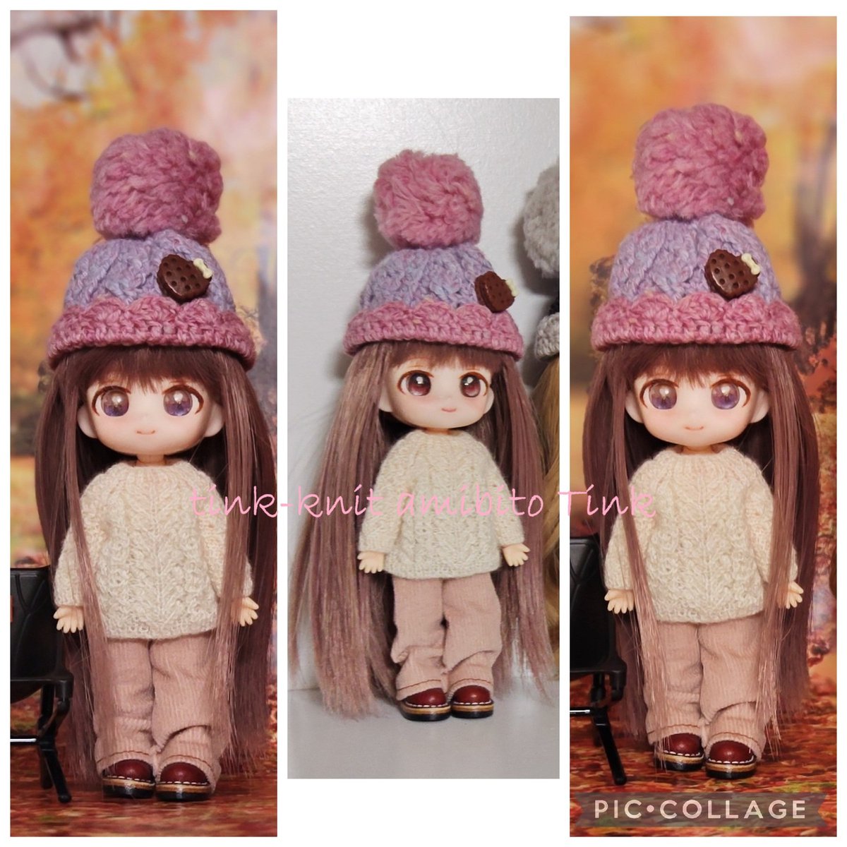 初めてメイクしてみました。ねんどろいどどーる かすたむフェイスパーツ使用。未熟な出来ですがなんとか完成。

ウィッグ　<a href="/mimieldoll/">MIMIEL</a>　様
アイ　<a href="/oyamano3banchi/">atelier nolce</a>　様
ニット帽　<a href="/sheep_in_a_hmk/">ひつじはハンモックで</a>　様
靴　<a href="/KURI43825289/">KURI 11/16 AKG 4F【H05.06】</a>　様

素敵な作品ありがとうございます！
#KURI靴　#AtelierNolce　#mimiel_doll