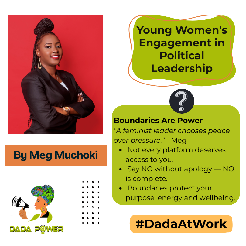 Today, as part of our #PowerBitsByDadaPower segment, we’re looking back to an empowering Step-Up Conversation with <a href="/Itsmeg_w/">Margaret Muchoki</a> who reminded us that feminist leadership means showing up intentionally and boldly.

📌Learn. Lead. Take up space without apology. 

#FeministLeadership