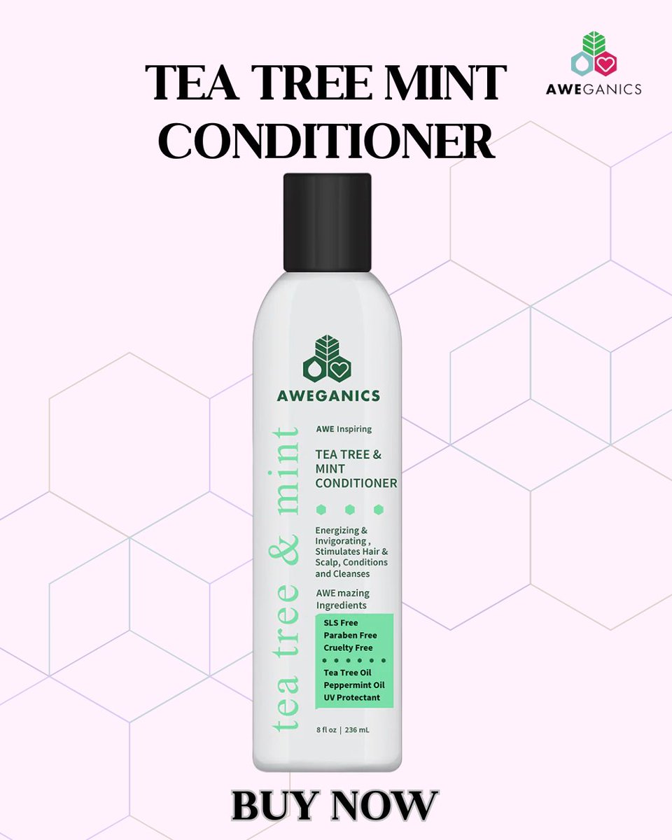 AweganicsLife's tweet image. Refresh your hair and scalp with the Tea Tree Mint Conditioner, a cooling blend that soothes, hydrates and restores shine.  
Feel the tingle, love the smoothness! 
Shop Now!!!
Link in Bio!!!

#Aweganics #TeaTree #Conditioner #Haircare #Hairessentials