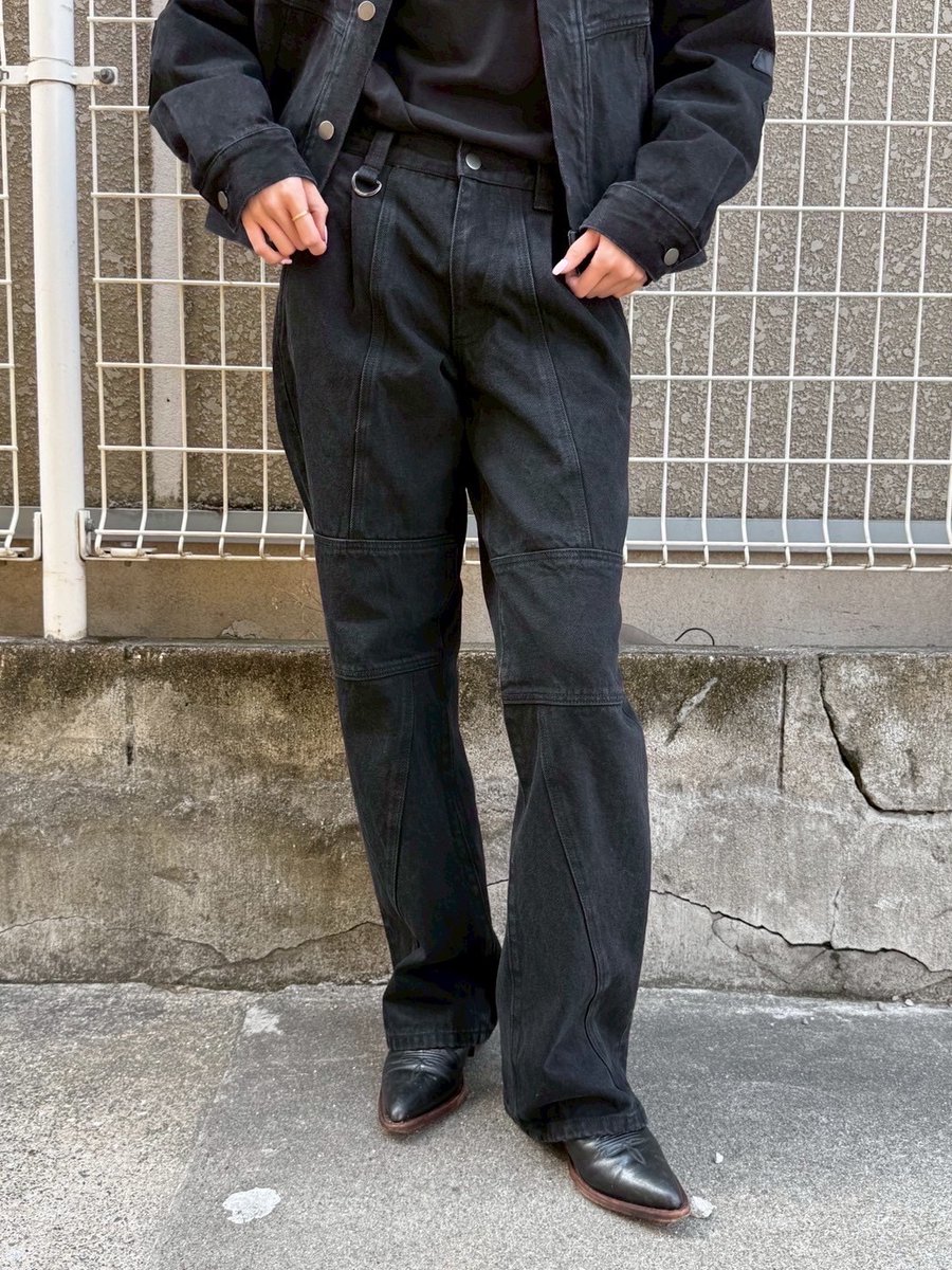 p(R)ojectR®】 □ITEM LINE-UP Asterisk Switching Denim Pants PRICE