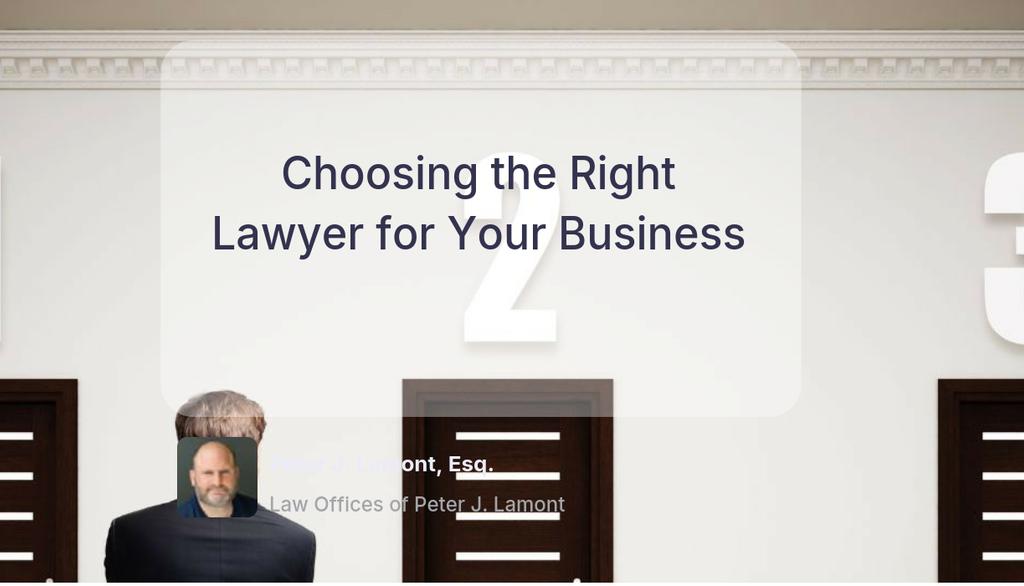 pjllaw's tweet image. Our firm provides tailored legal services designed to meet the unique challenges of businesses across industries.

Read more 👉 lttr.ai/AknUf

#choosing #therightlawyer #AvoidUnnecessaryFrustration