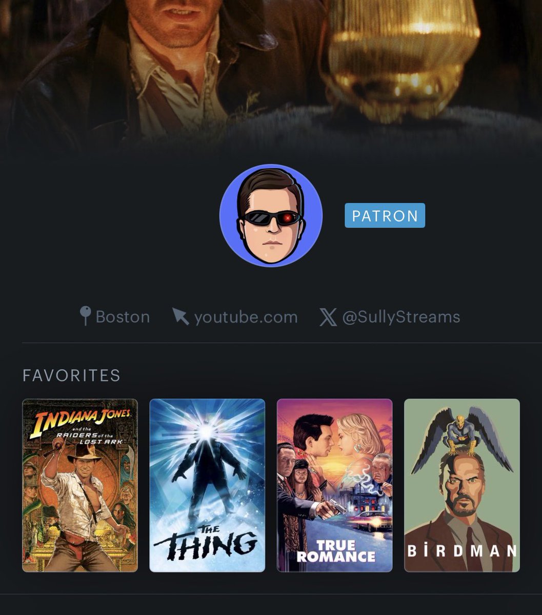 Me &amp; my Letterboxd top 4