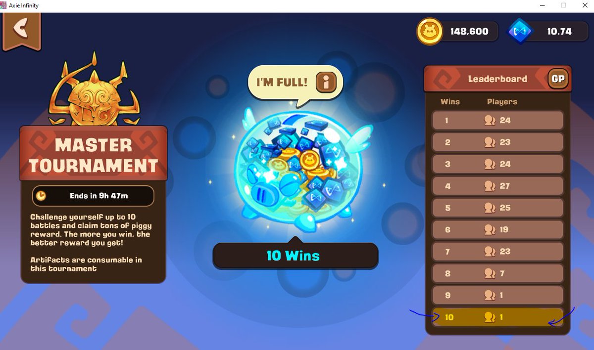 y asi nos despedimos de la season 12 de <a href="/AxieInfinity/">Axie Infinity</a>  classic 

Meld 522 guild points. 

6 temporadas aportando +500 guild points para <a href="/GuildOSK/">OverSkill | OSK</a> (y pensar que estuve a nada de retirarme)

gracias a todos 

<a href="/pos2only/">pos2.ron</a>  <a href="/realslimstevey/">slim.ron</a>