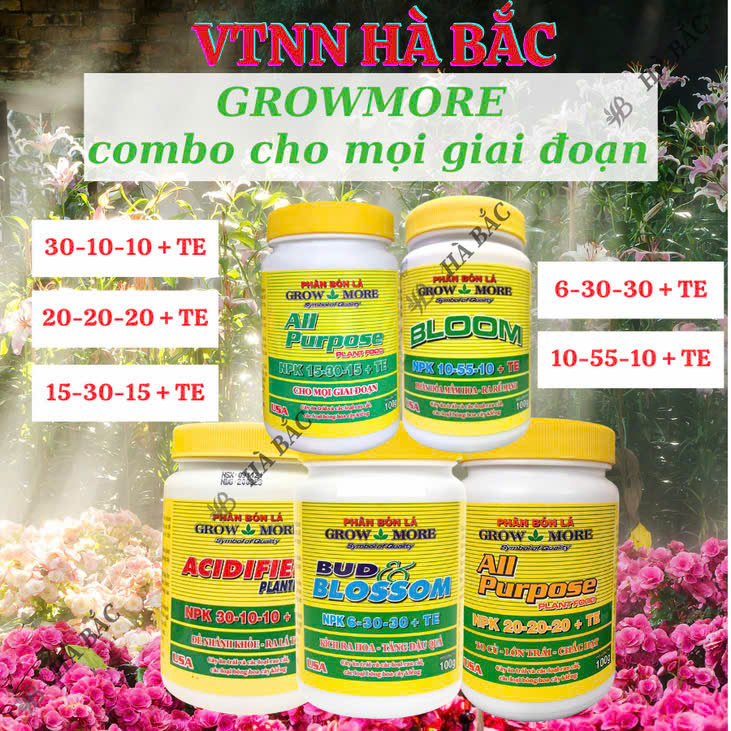 DTH_77Hung's tweet photo. LAN KHỎE - HOA ĐẸP nhờ Grow More! 🌿
GROW MORE NPK (100G) CHUYÊN DỤNG CHO LAN!
✅ Tăng trưởng: 30-10-10 &amp; 20-20-20 
✅ Kích rễ/Keiki: 15-30-15 
✅ Kích hoa: 10-55-10 &amp; 6-30-30
Dinh dưỡng chuyên biệt cho MỌI GIAI ĐOẠN! 👉 
#GrowMoreChoLan #PhânBónLan #KíchHoa #KíchRễ https://t.co/GXNW3m1S7s