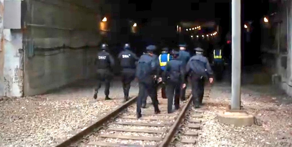 watn_tarnation's tweet photo. BREAKING: New York City Mayor Eric Adams orders "every cop in the city" into the subways. "If I can't have them, nobody can" he is reported to have said. https://t.co/9pdDkz9arV