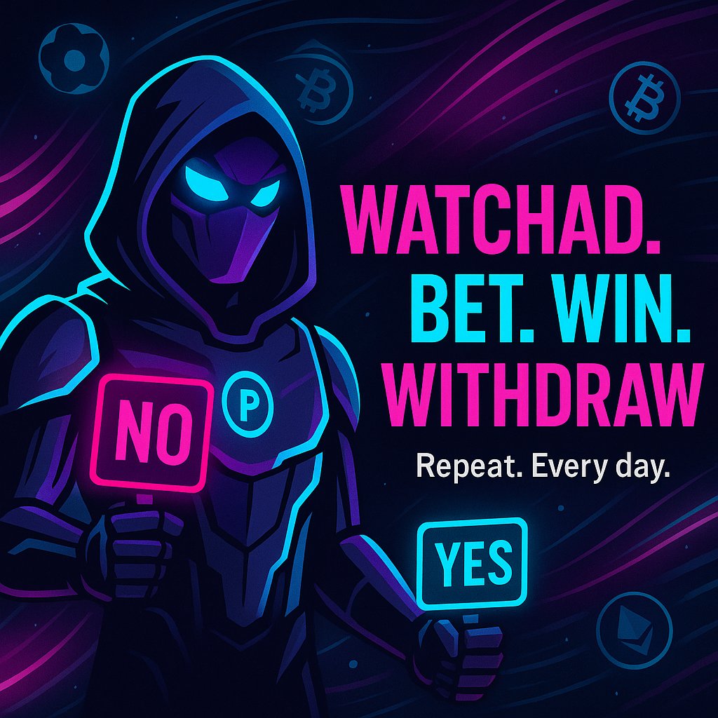 thepredictorapp's tweet image. WATCHAD. BET. WIN. WITHDRAW.

No deposits. No barriers. Just crypto rewards.

Watch ads, place your bets, and start winning instantly.

The Predictor — The future of betting is already here.

Play: t.me/thepredictorxb…

#ThePredictor #PTC #BTC #BNB #ETH