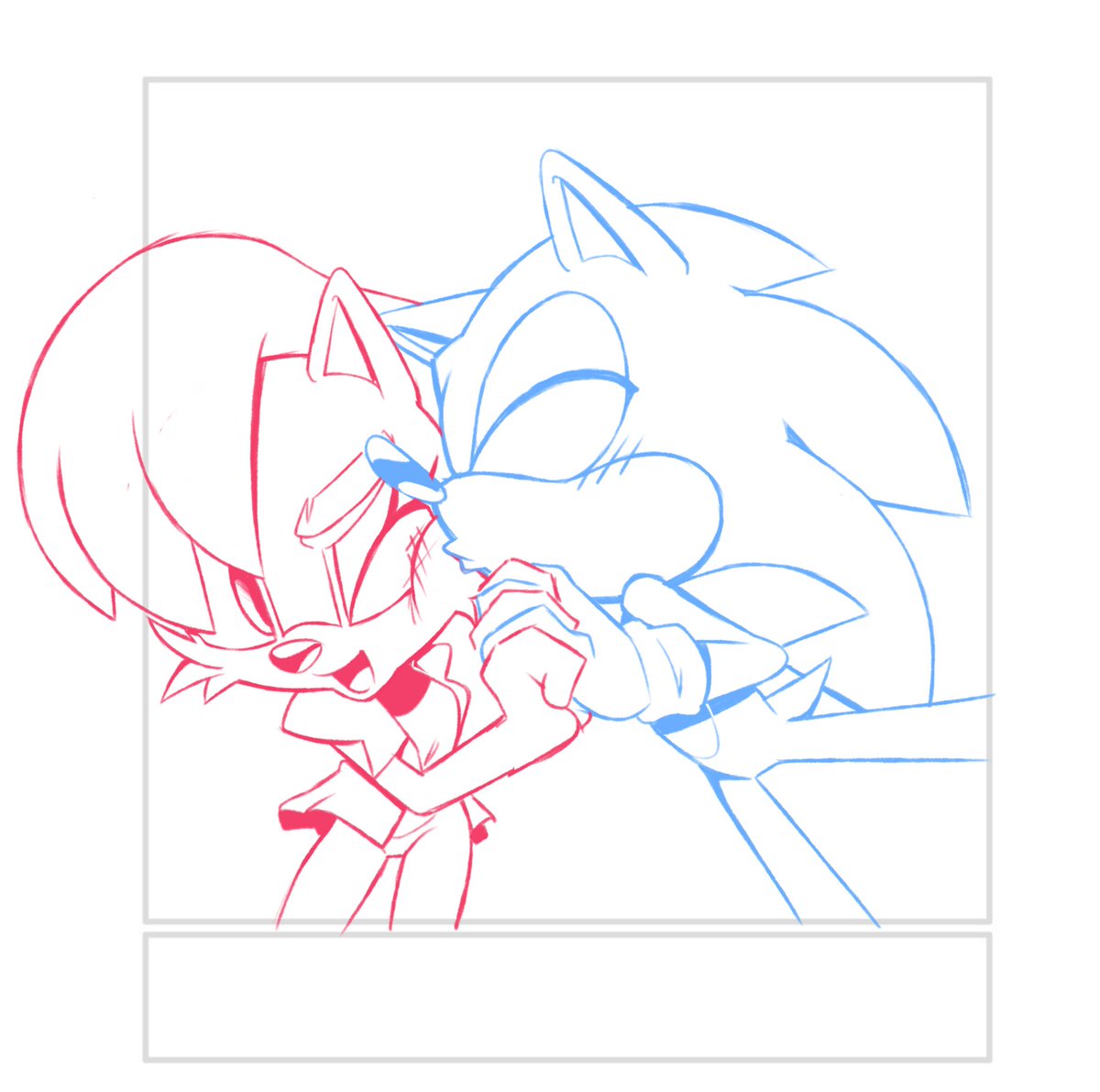 Mr_Asombro's tweet image. Normalmente no hago esto, pero como la cuenta está medio abandonada público unas #wips

#Sonally #SonAmy #silvaze